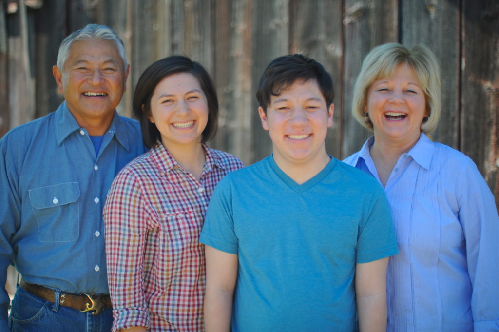 Marcy with her family